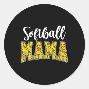 Pegatina Redonda Softll Mama Softll Mom Mujeres Orgullosas Ret