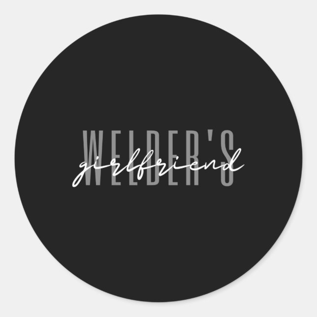 Pegatina Redonda Soldado Amigo Welderâ€™S Welderâ€™S (Anverso)