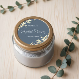 Pegatina Redonda Solicitud de receta para sinfonía floral sin tiemp