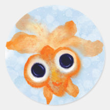 Solo burbujeando con Stickers de Goldfish de Acuar