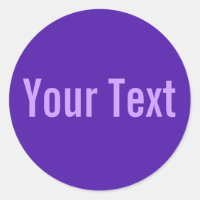 SOLO COLOR | violeta + tu texto