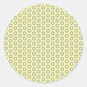 Pegatina Redonda sólo puntúas pequeño puntúe mucho puntúe dots gire