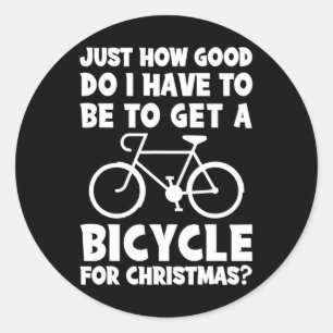 Pegatina Redonda Solo Qué Tan Bueno Tengo Que Ser Para Obtener Una 