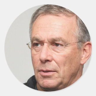 Pegatina Redonda Sólo Sigue Nadando