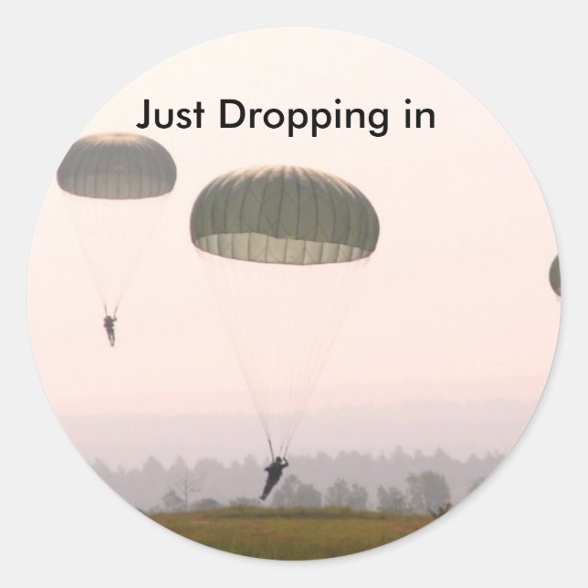 Pegatina Redonda Sólo sumergirse (Anverso)