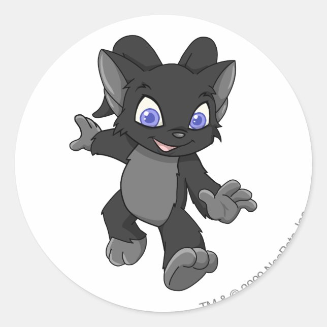 Pegatina Redonda Sombra de Acara (Anverso)