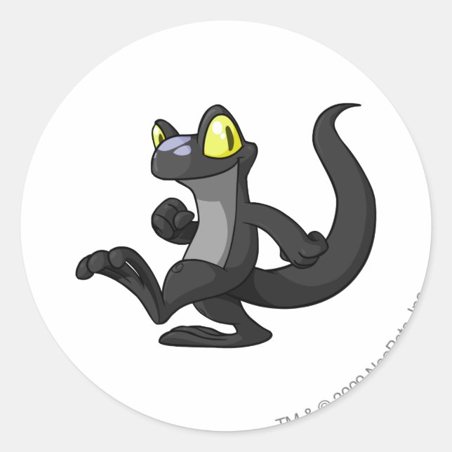 Pegatina Redonda Sombra de eco (Anverso)