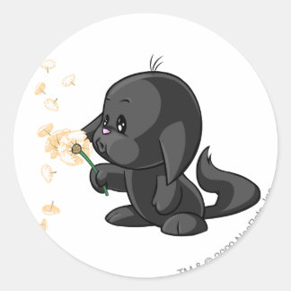 Pegatina Redonda Sombra de Kacheek