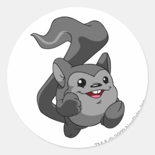 Pegatina Redonda Sombra de Meerca