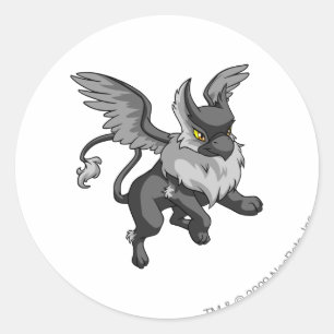 Pegatina Redonda Sombra de ojos