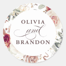 Sombras de tierra Boda Floral Elegante