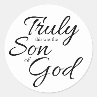 Pegatina Redonda Son of God Sticker