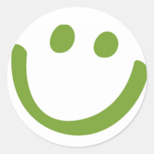 Pegatina Redonda ¡Sonríe!