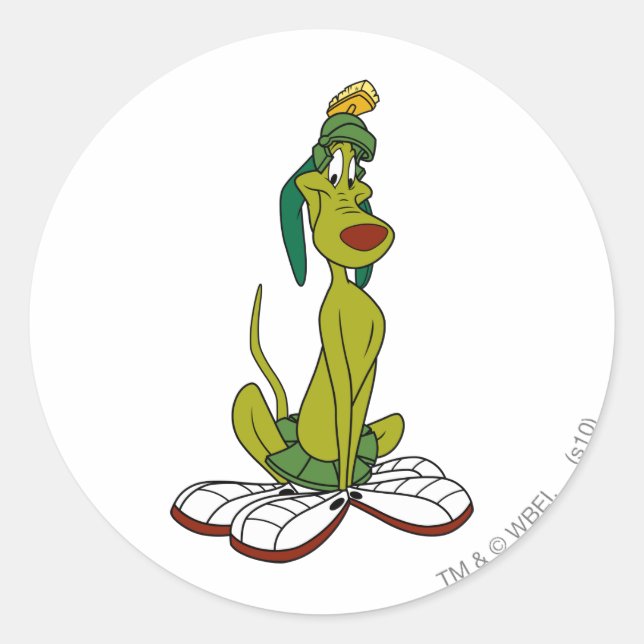 Pegatina Redonda Sonrisa K9 (Anverso)