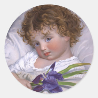 Pegatina Redonda Sophie Gengembre Anderson: La Primrose que salta a