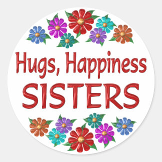 Pegatina Redonda Sor Hugs
