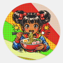 Sorbe Chica Anime Fideos Ramen