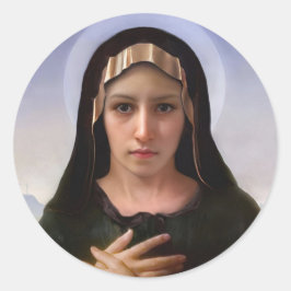 Pegatina Redonda Sorrowful Mother Stickers