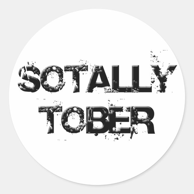 PEGATINA REDONDA SOTALLY TOBER (Anverso)