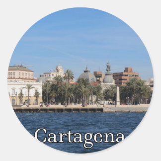 Pegatina Redonda souvenirs y regalos de Cartagena