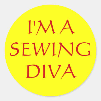 PEGATINA REDONDA SOY ASEWINGDIVA