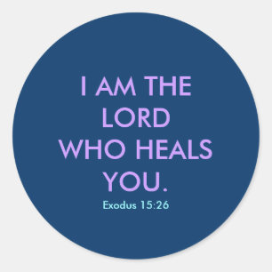 PEGATINA REDONDA SOY EL SEÑOR - 1118