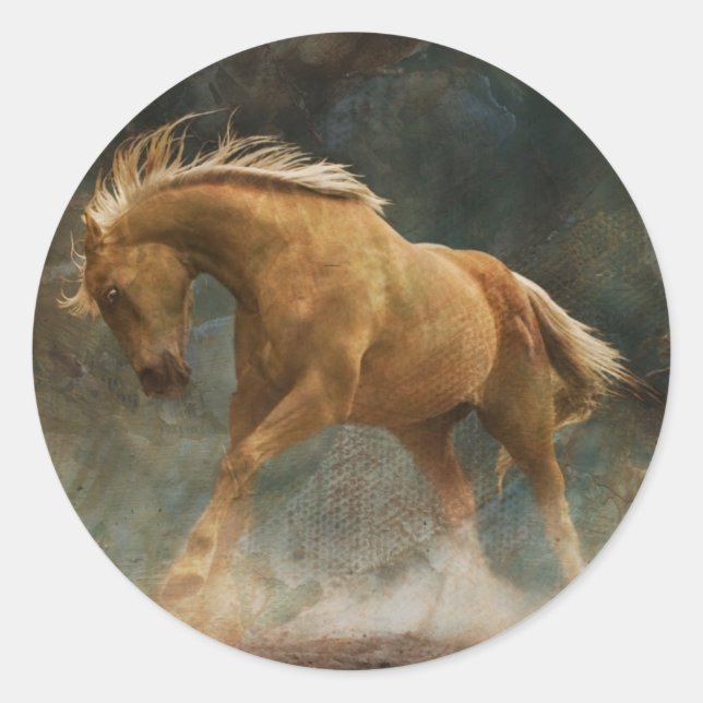 Pegatina Redonda Soy Golden (Anverso)