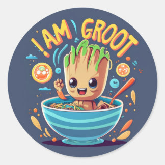 Pegatina Redonda Soy Groot