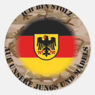 Pegatina Redonda Soy orgullosamente….