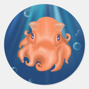 Pegatina Redonda Soy Squishy