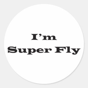 Pegatina Redonda Soy Superfly