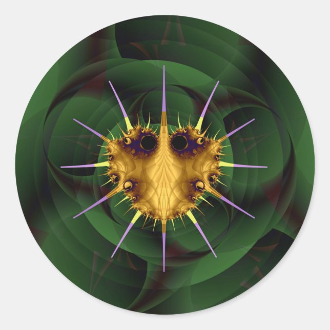 Pegatina Redonda Soymo Bug (Anverso)