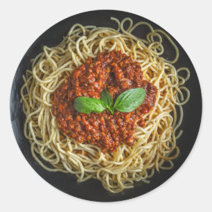 Pegatina Redonda Spaghetti