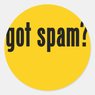 Pegatina Redonda ¿Spam conseguido?