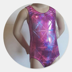 Pegatina Redonda Sparkle and Shine Leotard Lover