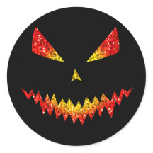 Sparkly Jack O'Lantern frente a Halloween