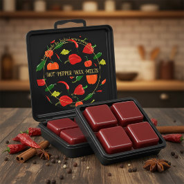 Pegatina Redonda Spicy Warm Scent Handmade Wax Melts