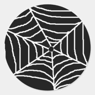 PEGATINA REDONDA SPIDER WEB - PEGATINAS