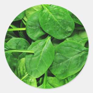 Pegatina Redonda Spinach