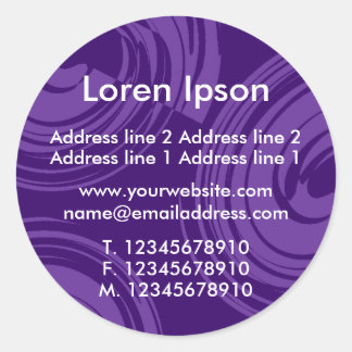 Pegatina Redonda Spirals Business / Profile