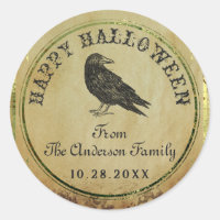 Spooky Vintage Gothic Happy Halloween