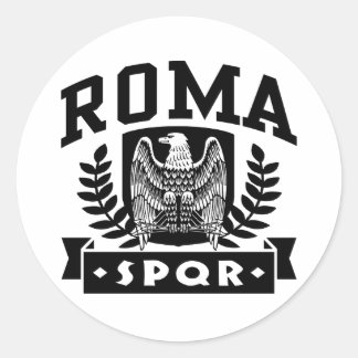 Pegatina Redonda SPQR romaní