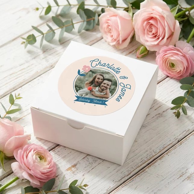 Pegatina Redonda Spring Pastel Petals Sticker (Subido por el creador)