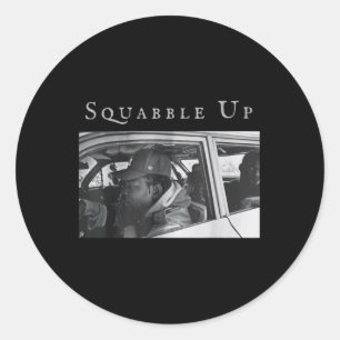 Pegatina Redonda Squabble Up Usa Tu Corazón Y No Tus Ojos