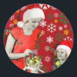 Pegatina Redonda Squeeze your Xmas<br><div class="desc">© El Diputado,  2018</div>