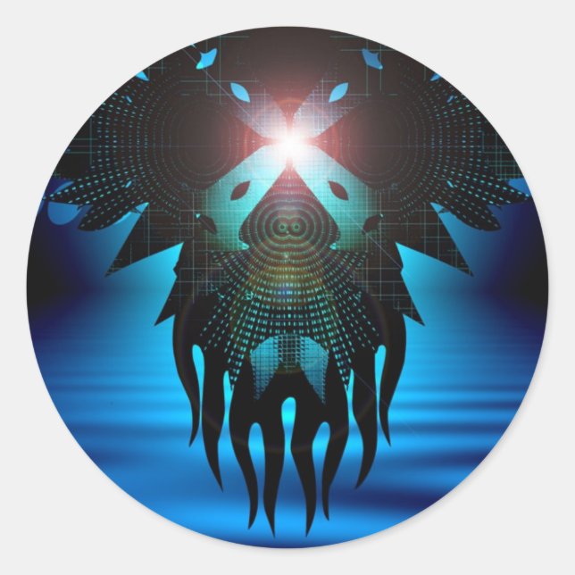 PEGATINA REDONDA SQUIDNITE (Anverso)