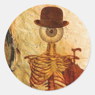 Pegatina Redonda Sr. Bone