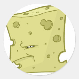 Pegatina Redonda Sr. Cheese