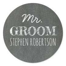 Sr. Groom Chalkboard
