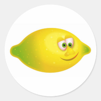 Pegatina Redonda Sr. Lemon